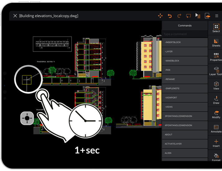 Мобильный интерфейс ARES Touch