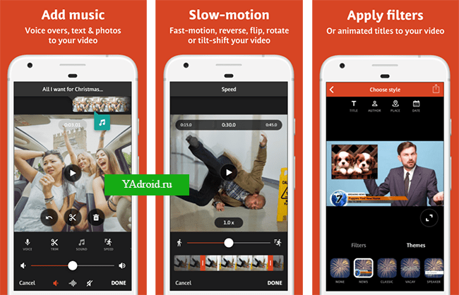 Интерфейс CapCut Mobile
