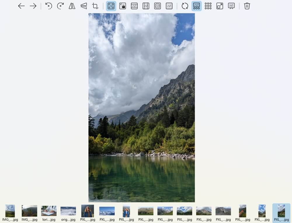 ImageGlass — интерфейс программы