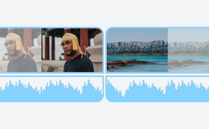 Пример базовой монтажной склейки
