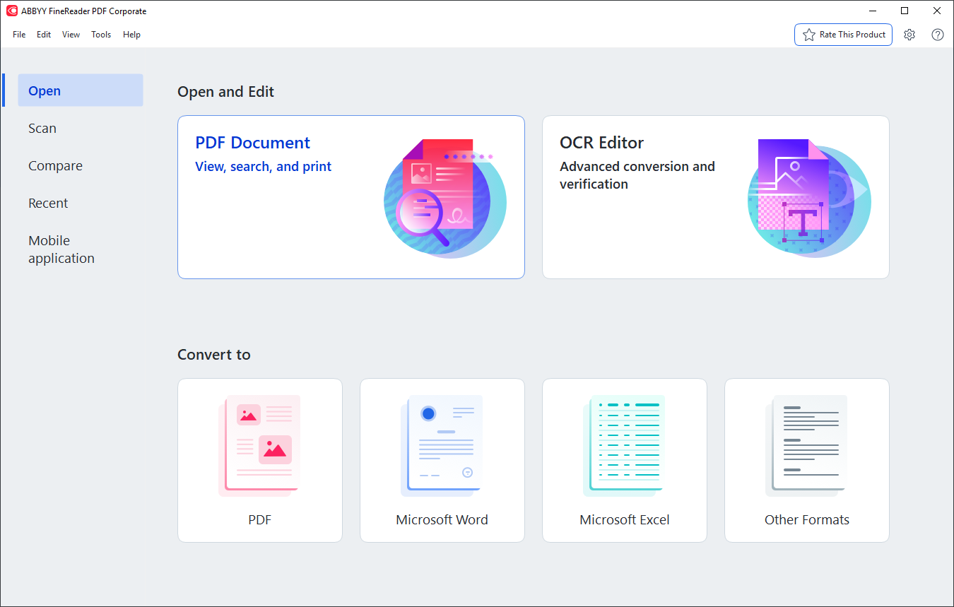 Реальный скриншот ABBYY FineReader PDF