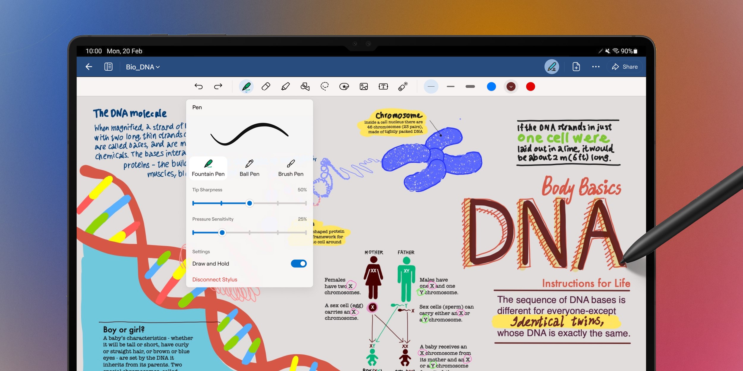 Скриншот интерфейса GoodNotes