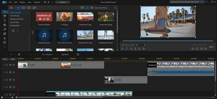 Скриншот CyberLink PowerDirector