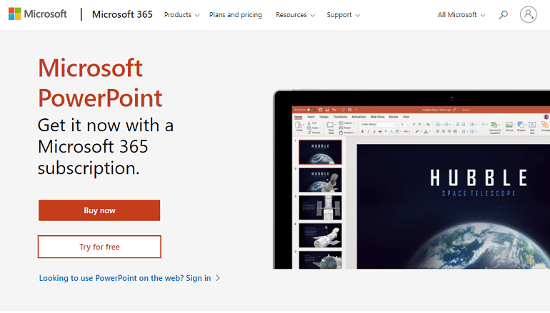 Интерфейс Microsoft PowerPoint с презентацией и панелью слайдов