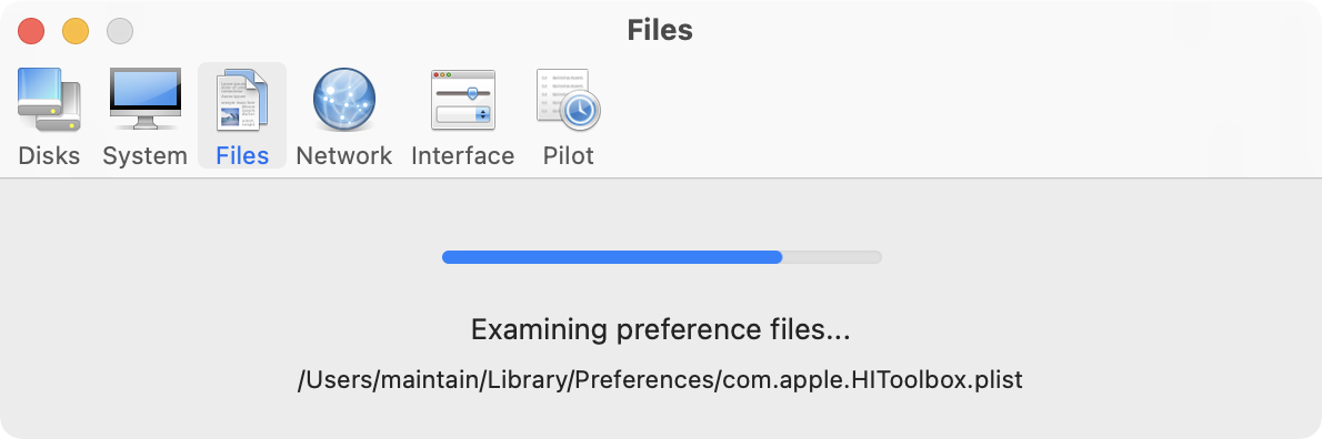 Cocktail: анализ preference-файлов в разделе Files