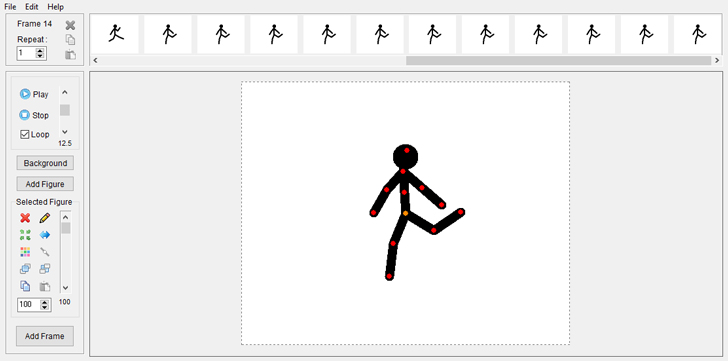 Интерфейс Pivot Animator