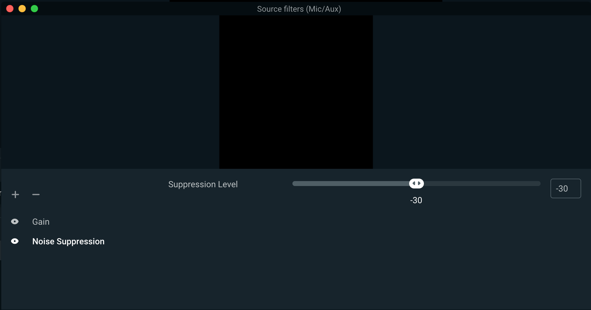 Скриншот Streamlabs Noise Suppression