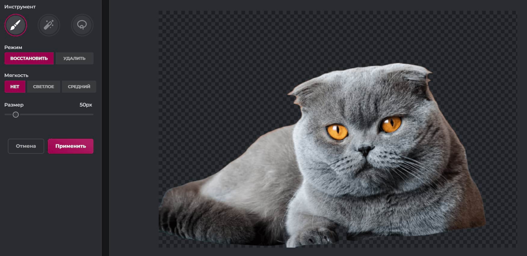 Pixlr: удаление фона онлайн