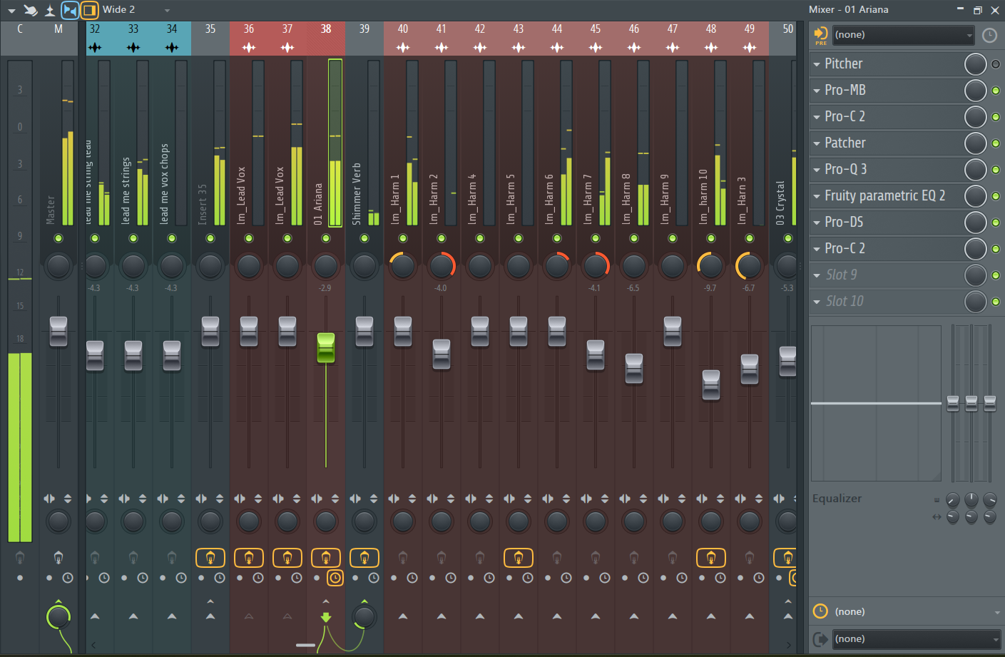 FL Studio Mixer