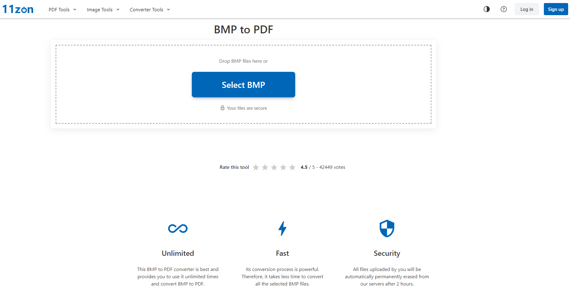 11zon: BMP to PDF