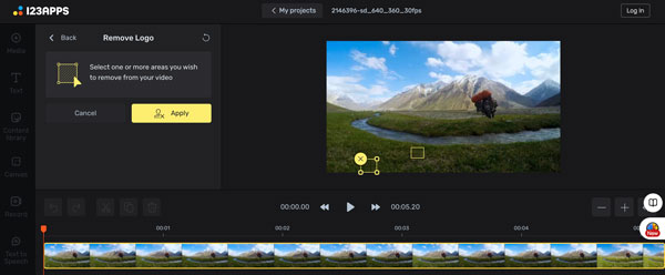 123apps: онлайн-удаление водяного знака