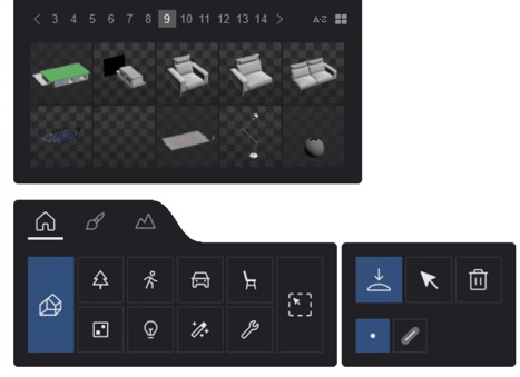 Imported Model Library и размещение импортированных моделей в Lumion