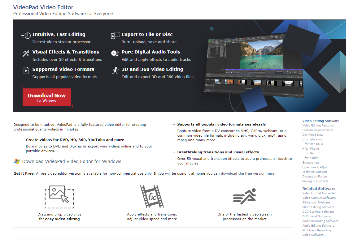 VideoPad Video Editor