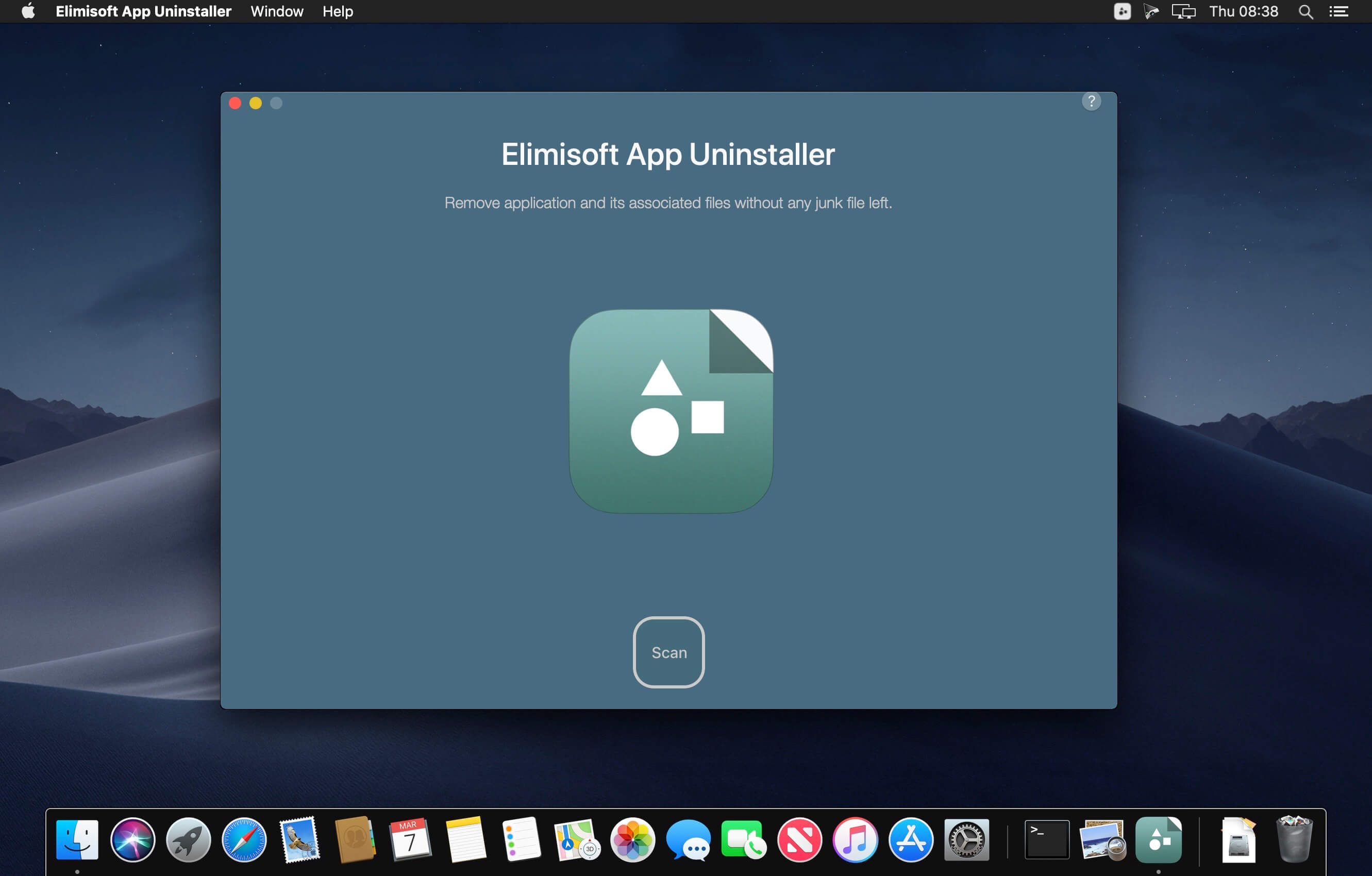 Стартовое окно Elimisoft App Uninstaller
