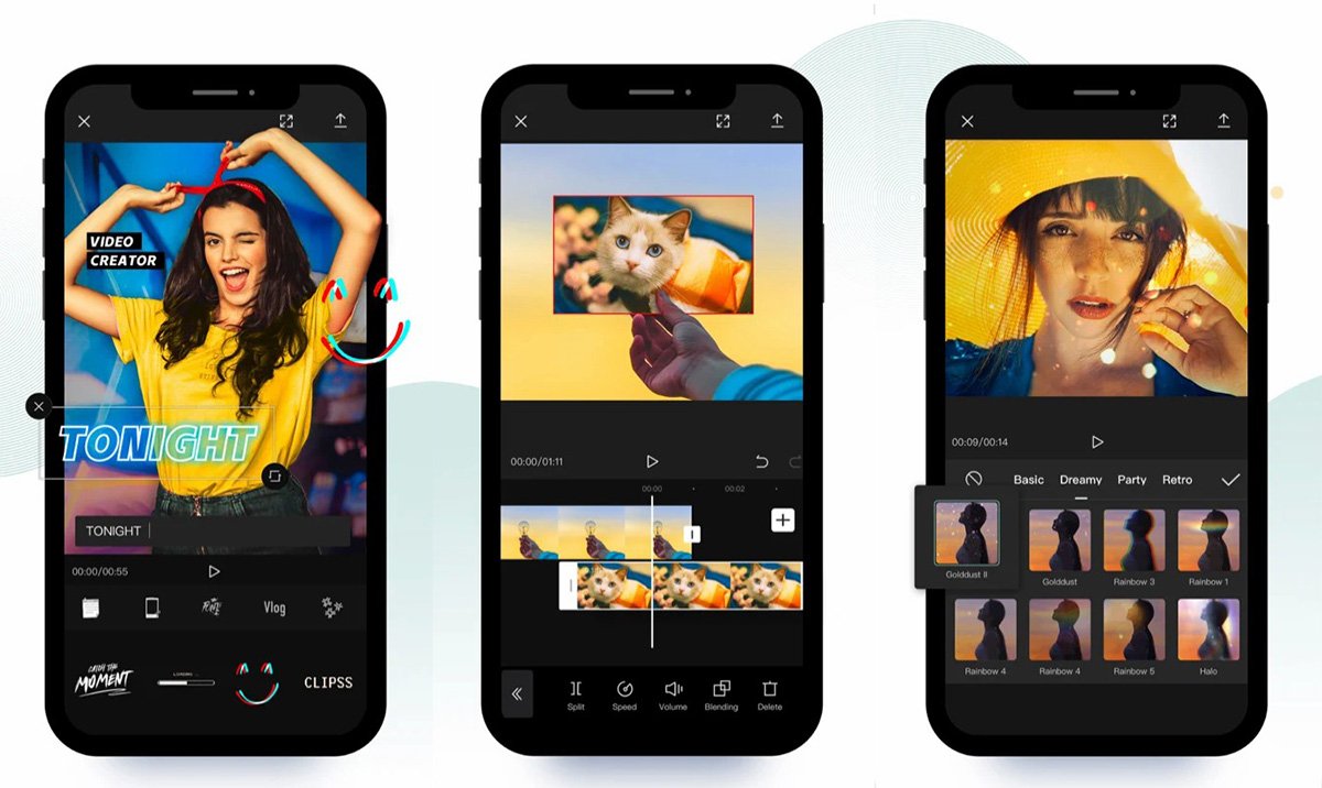 Интерфейс CapCut