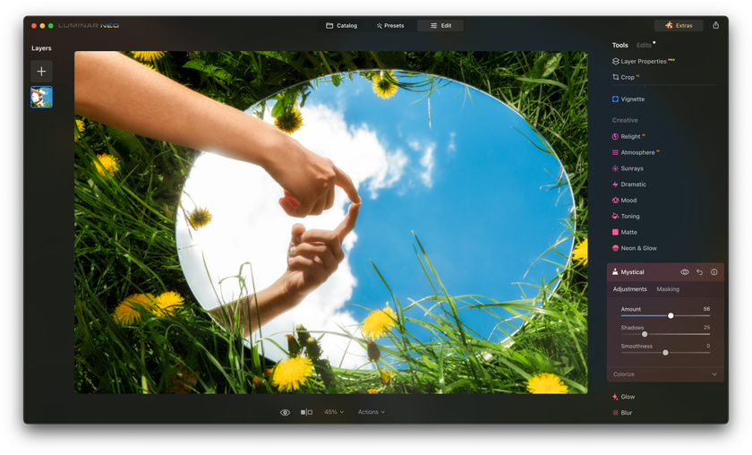 Скриншот Luminar Neo