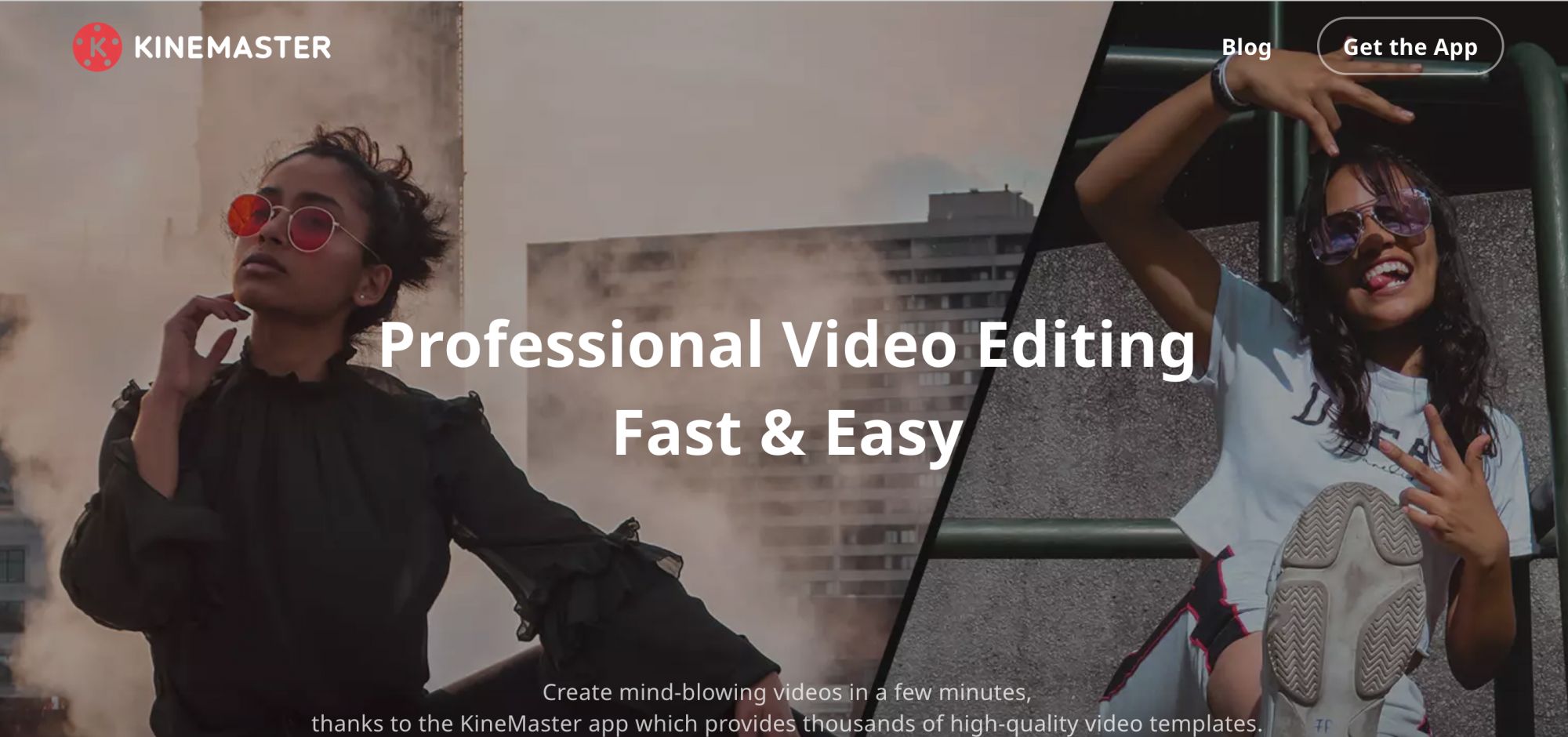 Интерфейс KineMaster