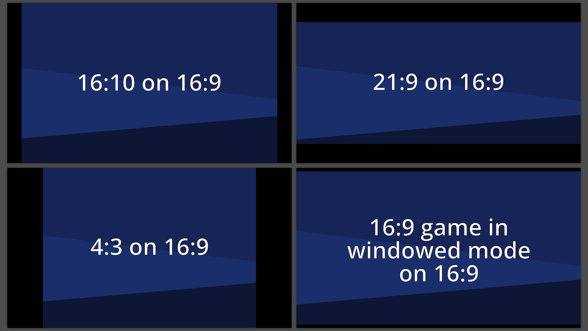 Пример пропорций 16:9 в OBS