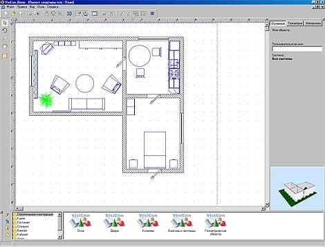 Главное окно Визикон ПРО