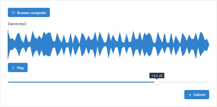 Настройка усиления в Audio Volume Booster