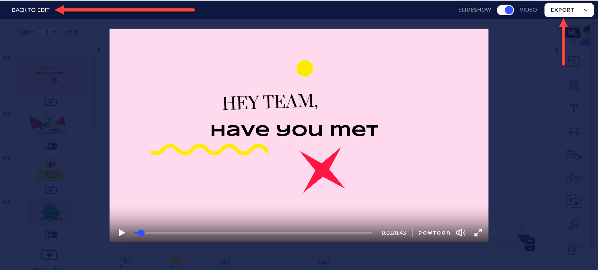 Powtoon: создание анимационного ролика в браузере