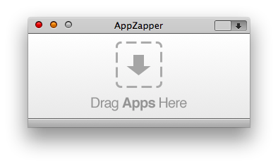 Главное окно AppZapper