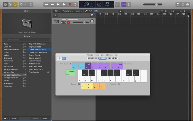 Интерфейс Logic Pro