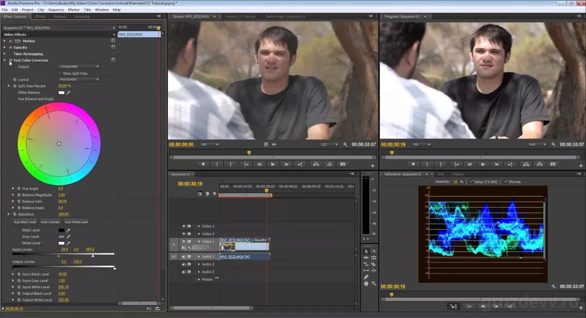 Скриншот Adobe Premiere Pro