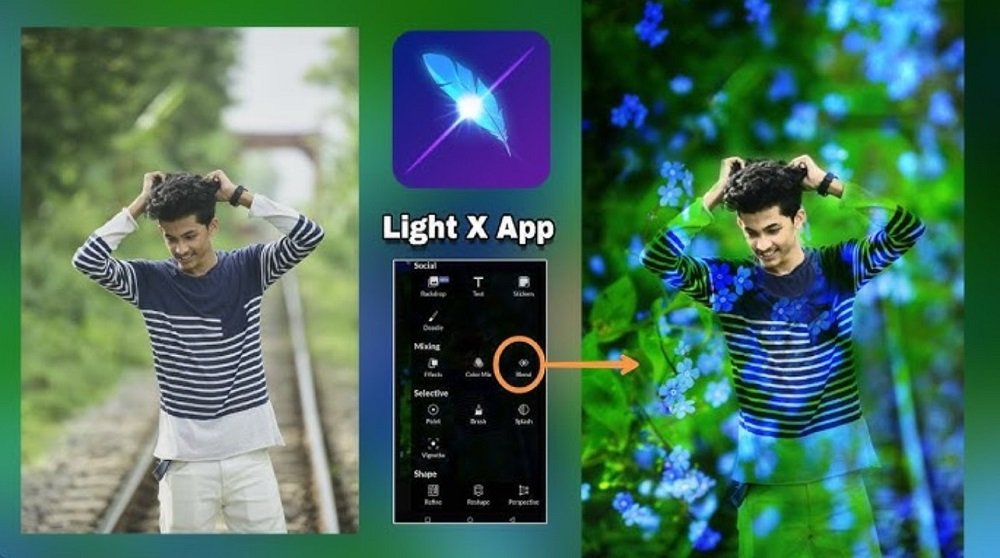 LightX — мобильный интерфейс