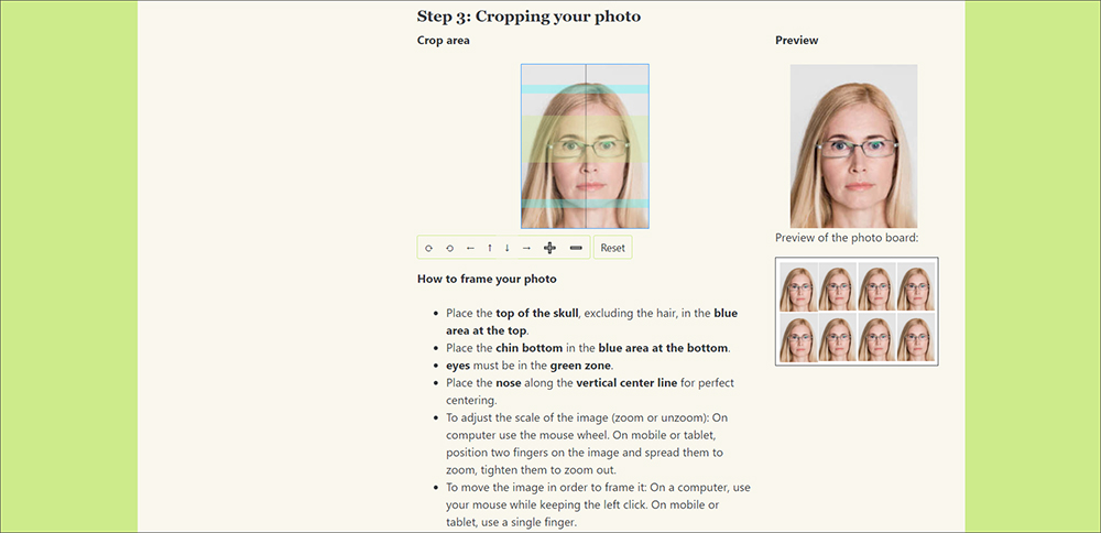 Скриншот Passport Photo Online