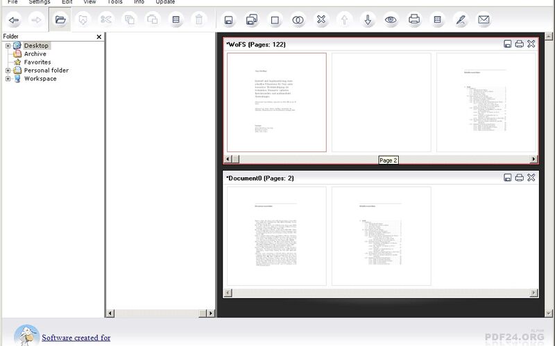 Скриншот PDF24 Creator