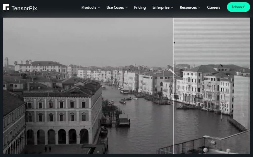 Онлайн-улучшение видео в TensorPix