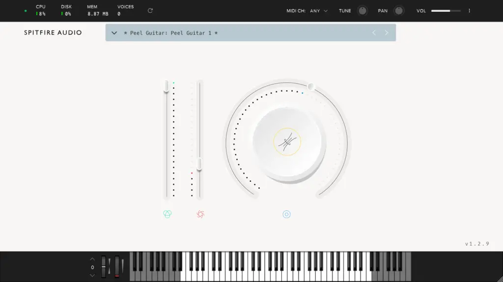 Интерфейс Spitfire LABS Electric Guitars