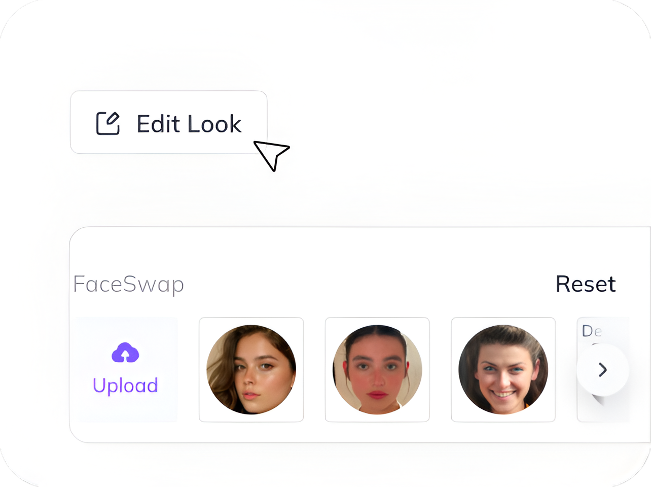 Интерфейс HeyGen Face Swap