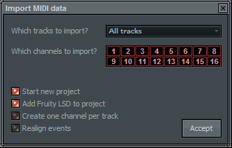 Интерфейс FL Studio с дорожками проекта