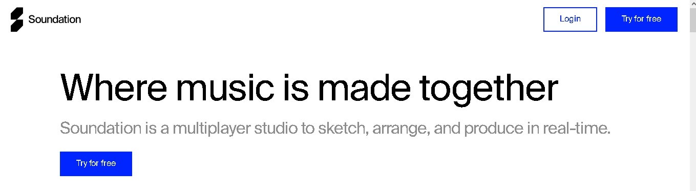 Скриншот интерфейса Soundation