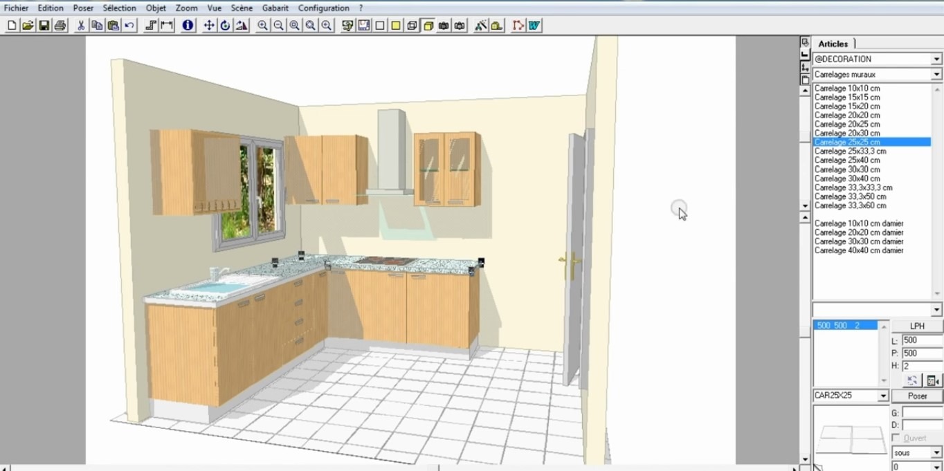 Интерфейс KitchenDraw