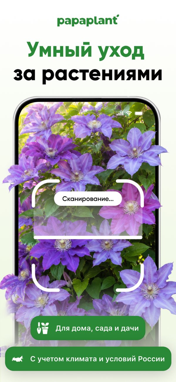 Интерфейс Papaplant