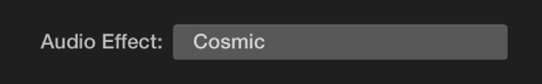 Аудиоэффекты в iMovie
