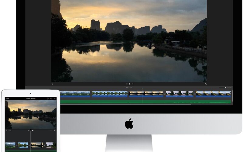 Скриншот интерфейса iMovie