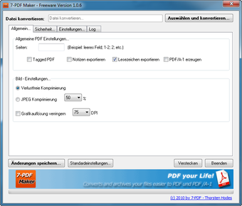 Скриншот 7-PDF Maker: 7 pdf maker screenshot