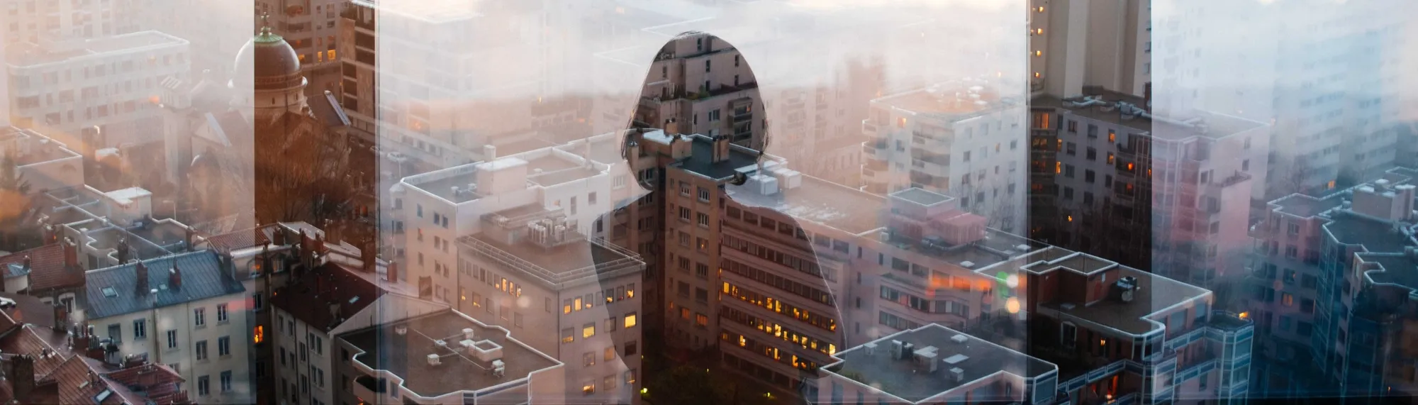 Иллюстрация приема двойной экспозиции