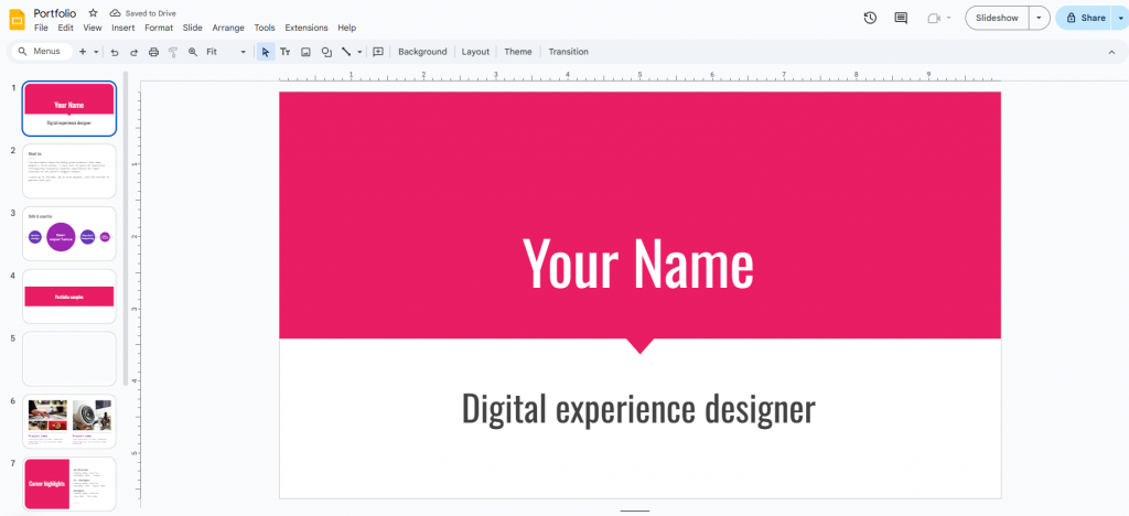 Мобильная и браузерная работа с Google Slides
