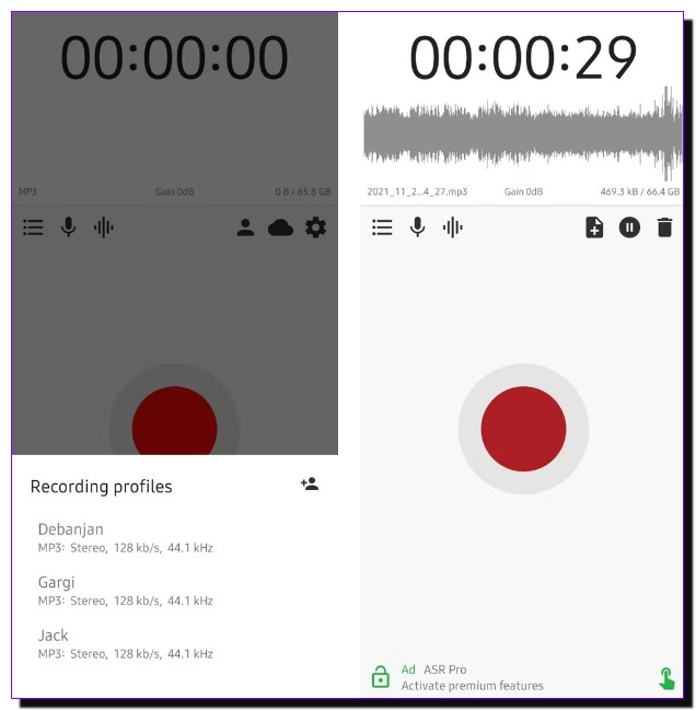 ASR Voice Recorder