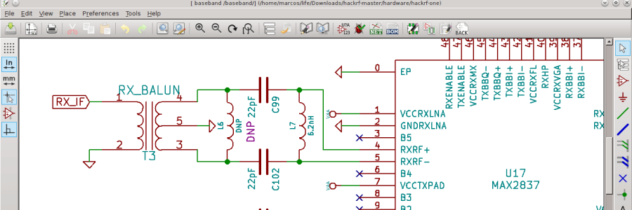 Интерфейс KiCad