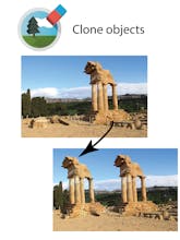 Функция Clone objects в TouchRemove: пример дублирования объекта на фотографии