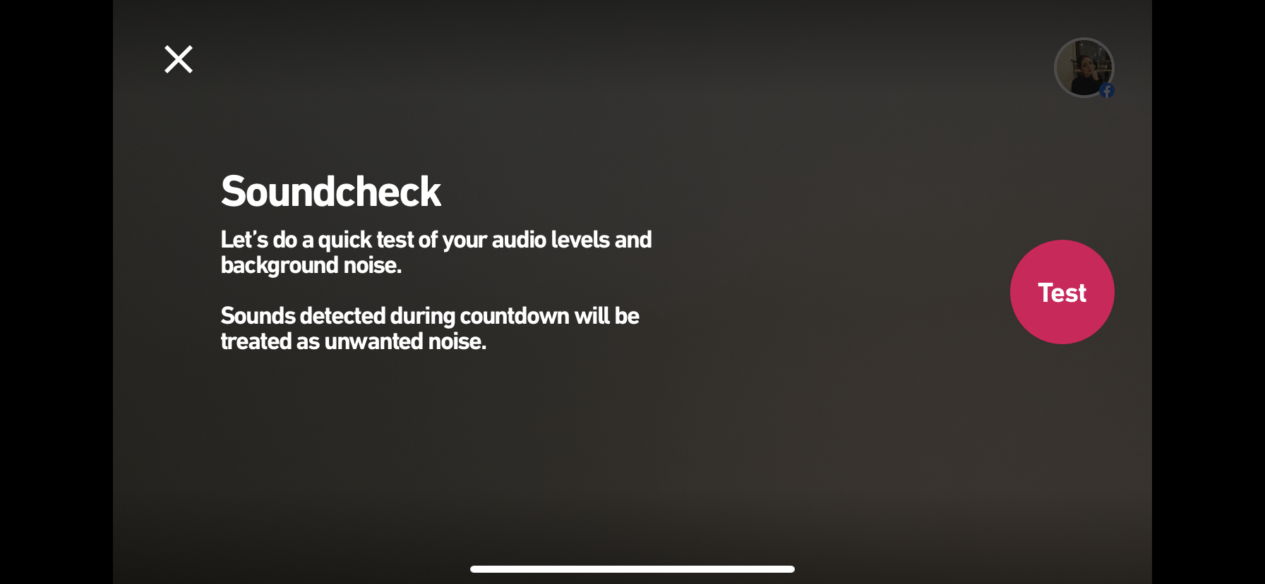Экран Soundcheck в Dolby On