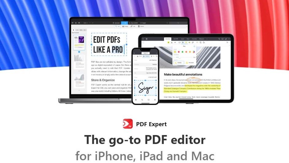 Интерфейс PDF Expert
