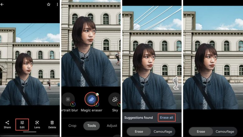 Google Фото: удаление людей и лишних объектов