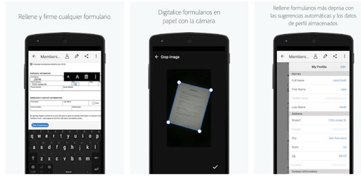 Adobe Acrobat Reader на Android: заполнение и подпись
